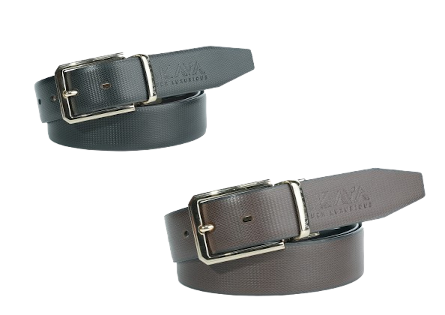 AKAVA Luxurious Reversible Belt - RTG Black/Brown