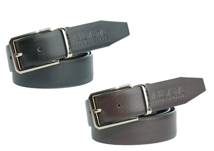 AKAVA Luxurious Reversible Belt - TRG Black/Brown