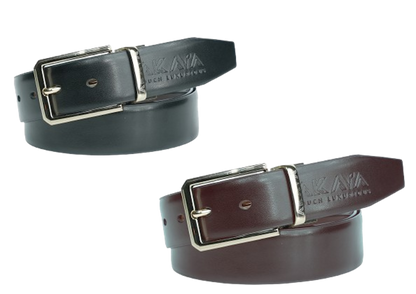 AKAVA Luxurious Reversible Belt - SECCOG Black/Brown