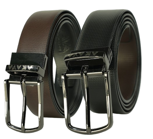 AKAVA Luxurious Reversible Belt - RTS Black/Brown