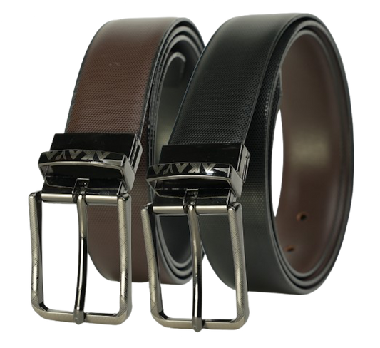 AKAVA Luxurious Reversible Belt - DOTD Black/Brown Box (12 PCS)