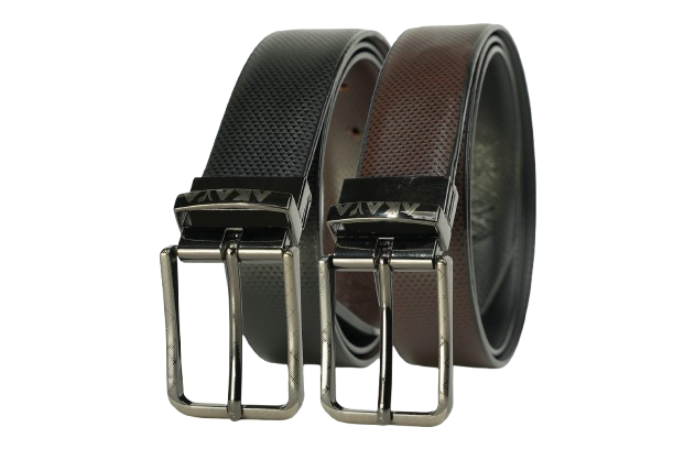 AKAVA Luxurious Reversible Belt - Tryst Black/Brown