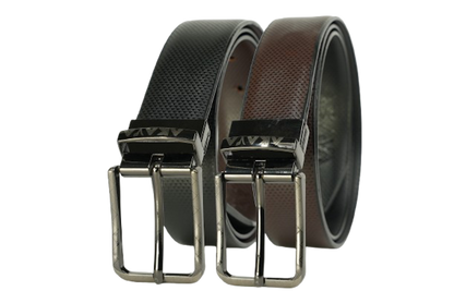 AKAVA Luxurious Reversible Belt - TRD Black/Brown