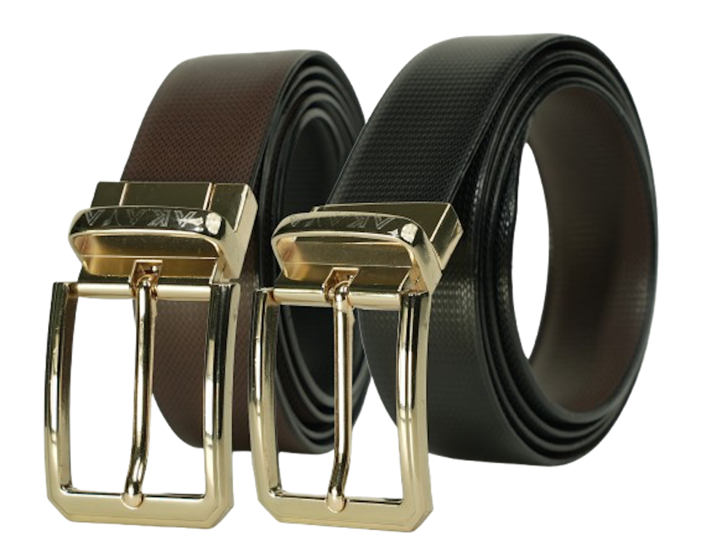 AKAVA Luxurious Reversible Belt - RTG Black/Brown Box (12 PCS)