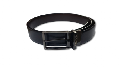 AKAVA Luxurious Vegan Leather Reversible Belt - SECCOD PN12 Black/Brown