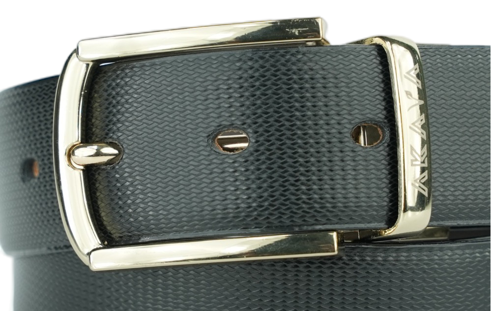 AKAVA Luxurious Reversible Belt - Kechuli Black/Brown