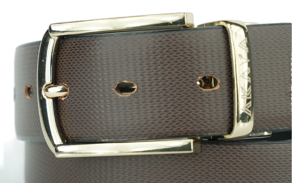 AKAVA Luxurious Reversible Belt - Kechuli Black/Brown